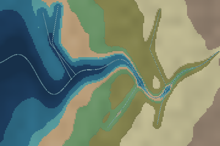 Alder haven estuary map