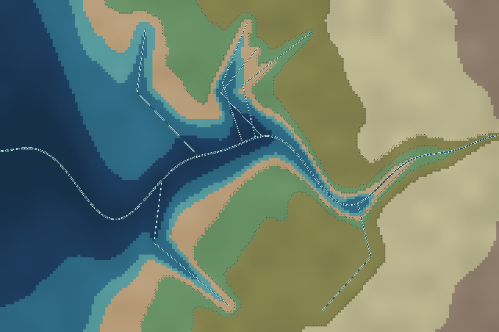 Morrow reach estuary map