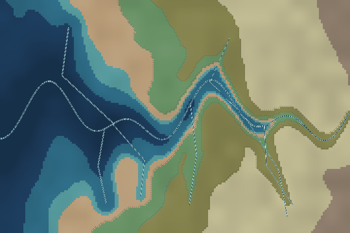 Bracken saltern estuary map
