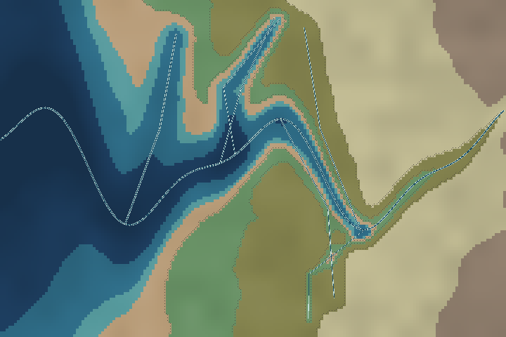 Glass haven estuary map