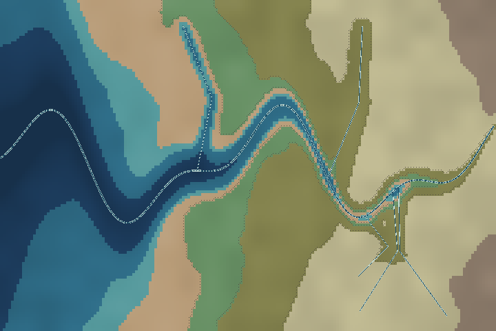 Warden sound estuary map